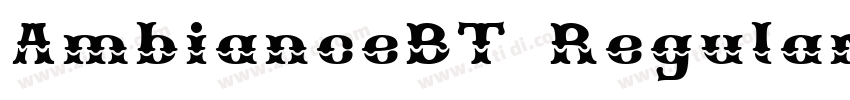 AmbianceBT Regular字体转换